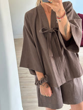 Afbeelding in Gallery-weergave laden, BOWIE ROBE - Dusty brown