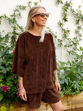 Afbeelding in Gallery-weergave laden, LENNY T-SHIRT - Choco brown
