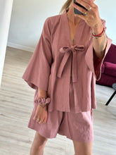 Afbeelding in Gallery-weergave laden, BOWIE ROBE - Dusty pink