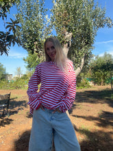 Afbeelding in Gallery-weergave laden, HOLLY LONGSLEEVE - Stripes red