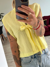 Afbeelding in Gallery-weergave laden, SUE WAISTCOAT - Yellow mousseline