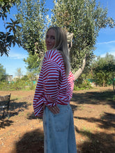 Afbeelding in Gallery-weergave laden, HOLLY LONGSLEEVE - Stripes red
