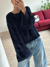 Afbeelding in Gallery-weergave laden, JAZZ SWEATER - Navy velvet
