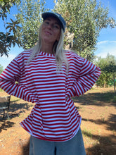 Afbeelding in Gallery-weergave laden, HOLLY LONGSLEEVE - Stripes red
