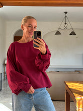 Afbeelding in Gallery-weergave laden, MARLEY SWEATER - Wine red