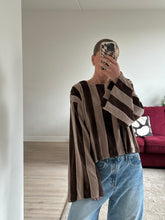 Afbeelding in Gallery-weergave laden, JAZZ SWEATER - Brown/beige velvet

