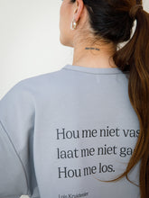 Afbeelding in Gallery-weergave laden, LODxLOIS T-shirt - Hou me los / grey
