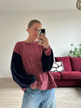 Afbeelding in Gallery-weergave laden, MARLEY SWEATER - Old pink/navy velvet
