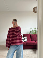 Afbeelding in Gallery-weergave laden, MARLEY SWEATER - Old pink/Bordeaux velvet
