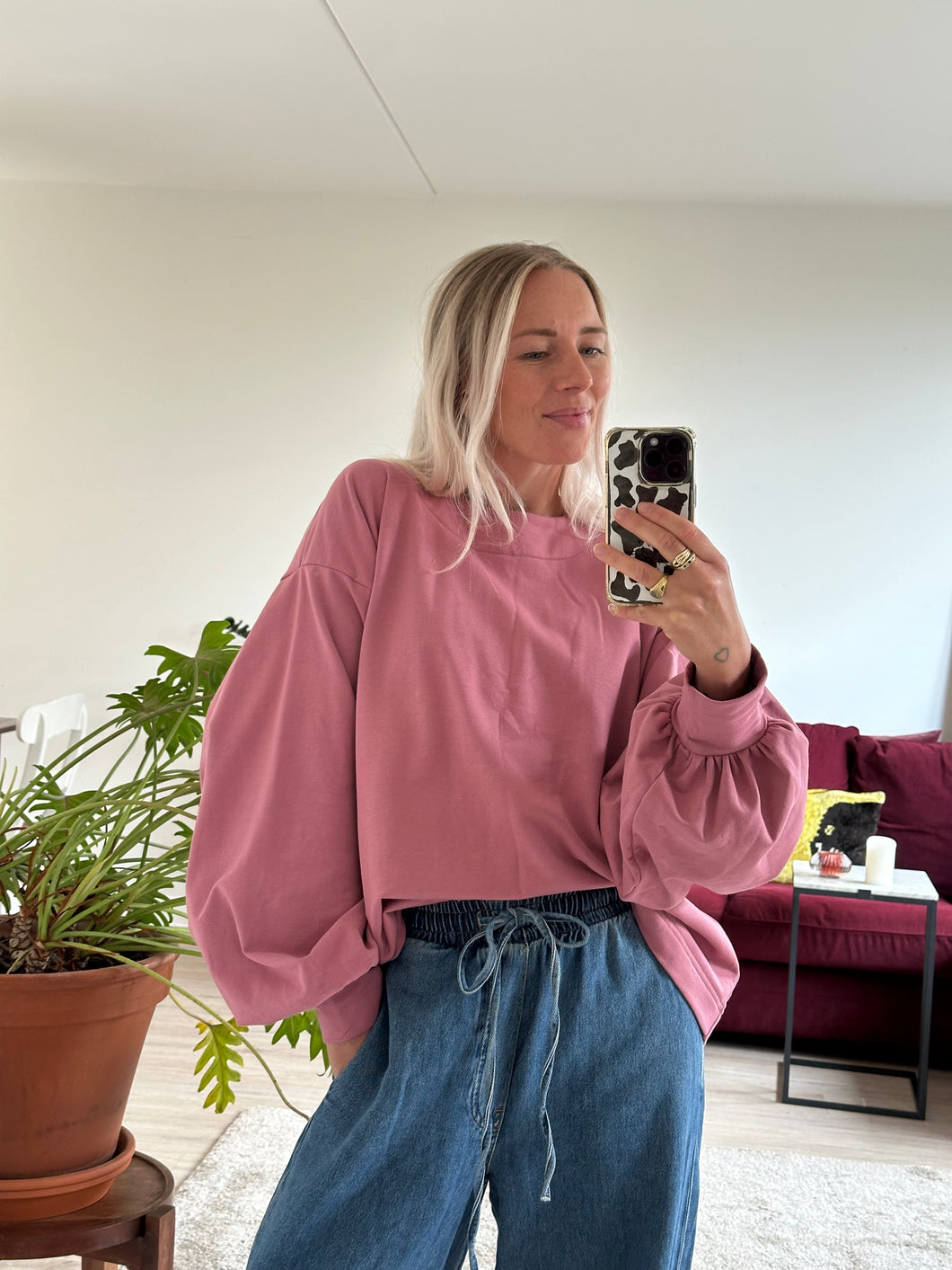 MARLEY SWEATER - Old pink