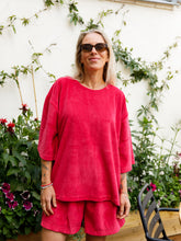 Afbeelding in Gallery-weergave laden, LENNY T-SHIRT - Raspberry red
