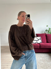 Afbeelding in Gallery-weergave laden, JAZZ SWEATER - Brown velvet
