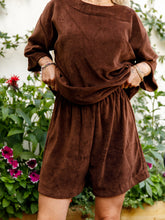 Afbeelding in Gallery-weergave laden, NOVÈL SHORTS - Choco brown
