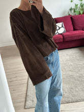 Afbeelding in Gallery-weergave laden, JAZZ SWEATER - Brown velvet
