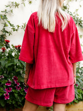 Afbeelding in Gallery-weergave laden, LENNY T-SHIRT - Raspberry red
