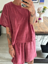 Afbeelding in Gallery-weergave laden, SET: ABBY T-SHIRT &amp; NOVÈL SHORT - Old pink
