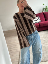 Afbeelding in Gallery-weergave laden, JAZZ SWEATER - Brown/beige velvet
