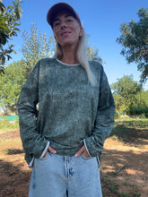 Afbeelding in Gallery-weergave laden, HOLLY LONGSLEEVE - Army denim
