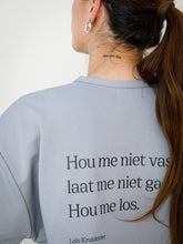 Afbeelding in Gallery-weergave laden, LODxLOIS T-shirt - Hou me los / grey
