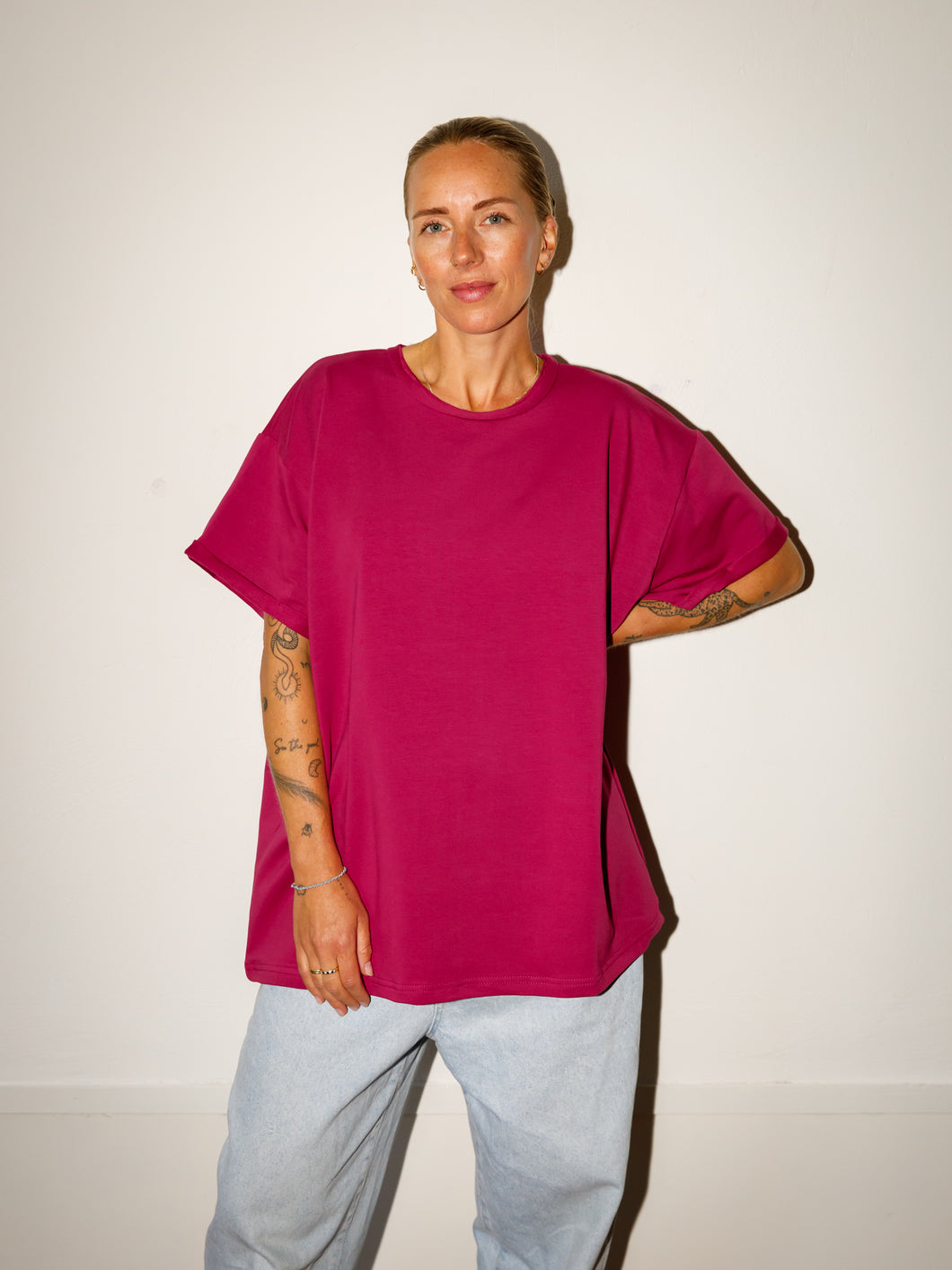 LOVA T-SHIRT - Raspberry