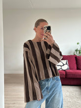 Afbeelding in Gallery-weergave laden, JAZZ SWEATER - Brown/beige velvet
