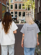 Afbeelding in Gallery-weergave laden, LODxLOIS T-shirt - Hou me los / grey
