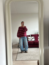 Afbeelding in Gallery-weergave laden, MARLEY SWEATER - Old pink/Bordeaux velvet
