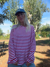 Afbeelding in Gallery-weergave laden, HOLLY LONGSLEEVE - Stripes red
