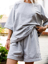 Afbeelding in Gallery-weergave laden, NOVÈL SHORTS - Grey melange
