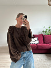 Afbeelding in Gallery-weergave laden, JAZZ SWEATER - Brown velvet
