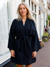 Afbeelding in Gallery-weergave laden, DORIS - BLACK linen
