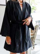 Afbeelding in Gallery-weergave laden, DORIS - BLACK linen
