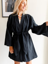 Afbeelding in Gallery-weergave laden, DORIS - BLACK linen
