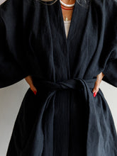 Afbeelding in Gallery-weergave laden, DORIS - BLACK linen
