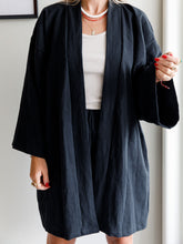 Afbeelding in Gallery-weergave laden, DORIS - BLACK linen
