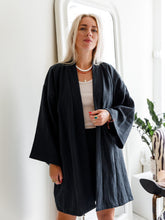 Afbeelding in Gallery-weergave laden, DORIS - BLACK linen
