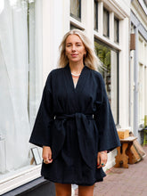 Afbeelding in Gallery-weergave laden, DORIS - BLACK linen
