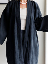 Afbeelding in Gallery-weergave laden, DORIS - BLACK linen
